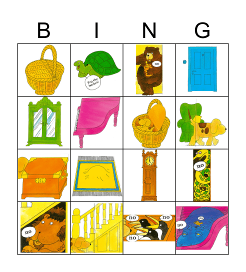 Where’s Spot? Bingo Card