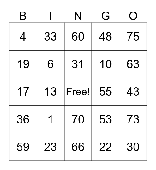 PANALO TO' Bingo Card