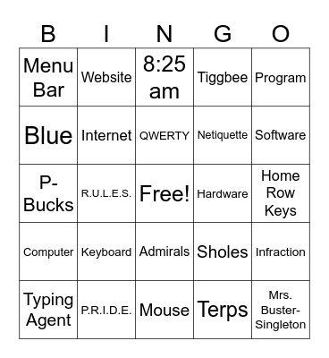 Digital Technology Foundations Bingo Card