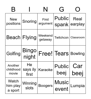 A Bingo Card