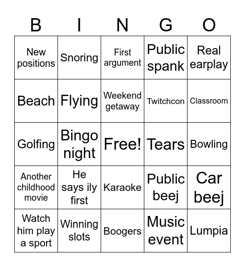 A Bingo Card