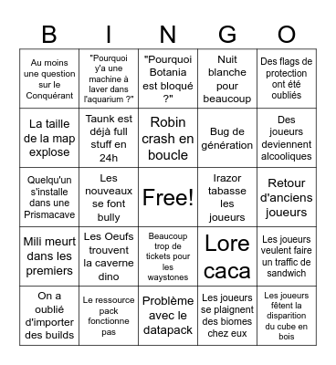 FSMP v2.3 Réouverture Bingo Card