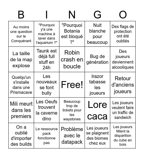 FSMP v2.3 Réouverture Bingo Card