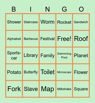 Rando Bingo Card