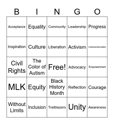 Without Limits - Leap Day Bingo Card