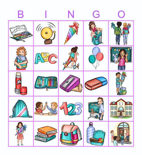 SCHULANFANG Bingo Card
