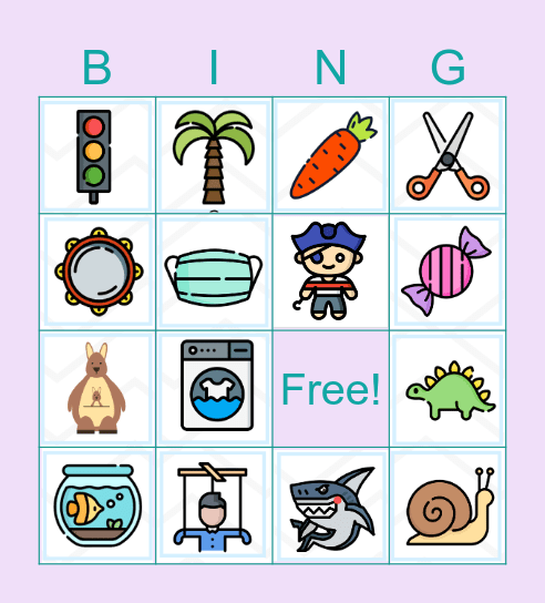 FONEMA /R/ Bingo Card