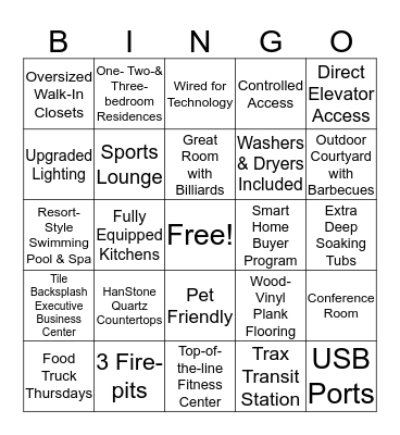 Fairbourne Station Bingo Card