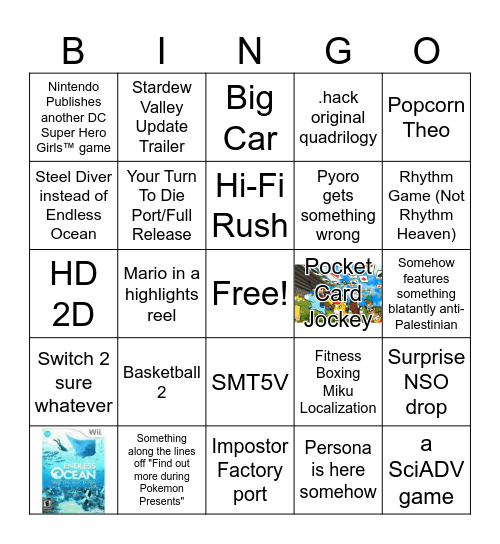 Partner Direct Bingo Card