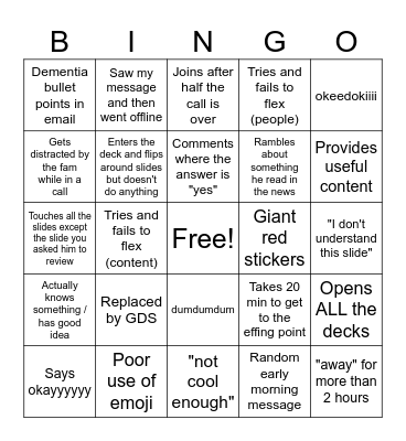 AB Bingo Card
