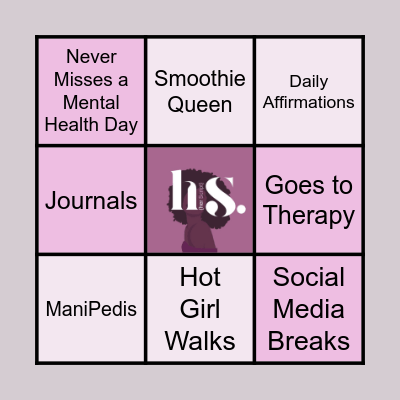 herWellness Bingo Card