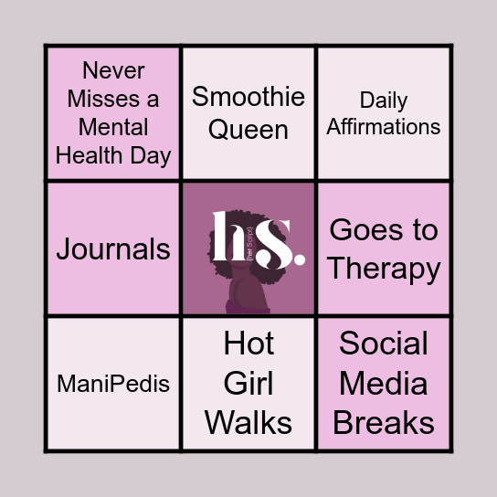 herWellness Bingo Card