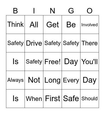 Rigged Bingo Card