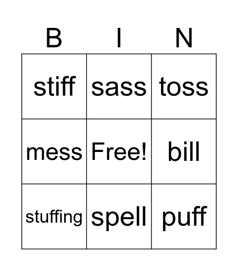 Everett 2 22 24 Bingo Card