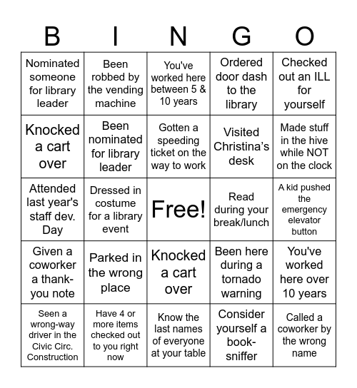 Untitled Bingos Bingo Card