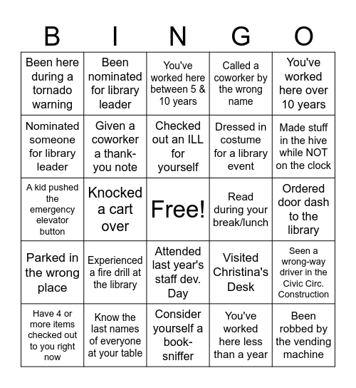 Untitled Bingoss Bingo Card