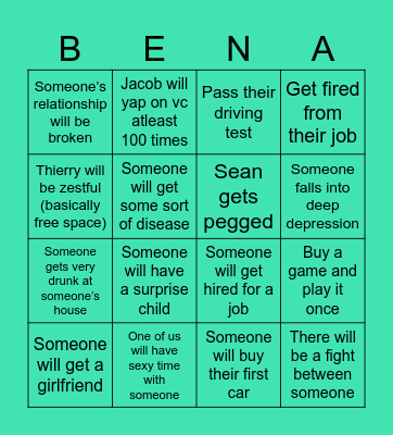 2024 occurrences Bingo Card