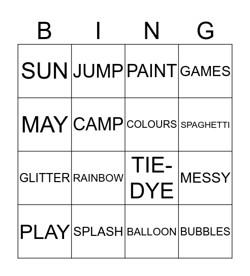 Messt Madness Bingo Card