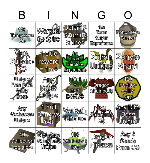 Cult Bingo Card