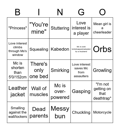 Great PJO and HoO Fanfictions - The_Book_Girl_k - Complete Bingo Card
