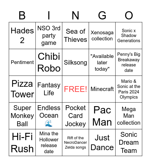 Partner Direct Bingo 2/21 Bingo Card