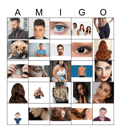 Realidades 5B Physical Appearance Bingo Card