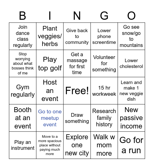 Lils dragonyr Bingo Card