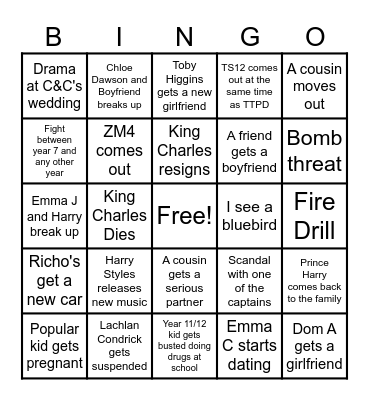2024 bingo Card
