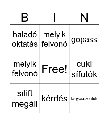 2024 sielés Bingo Card