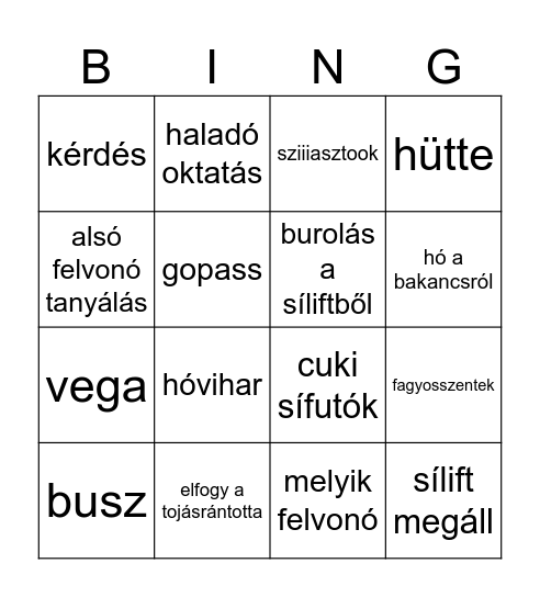 sielés 2024 Bingo Card