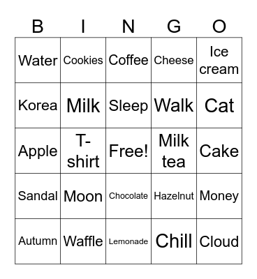 Barb's Bingo Card