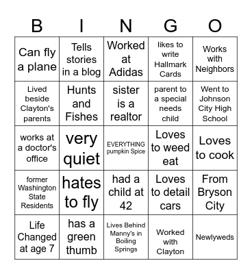 SALT 247 BINGO Card