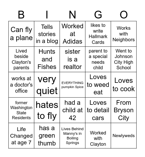 SALT 247 BINGO Card