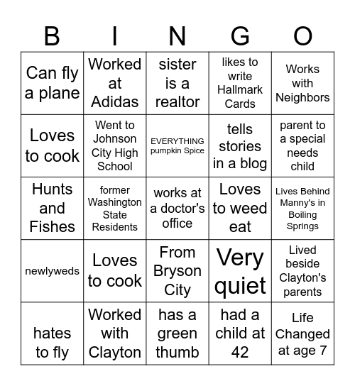 *SALT 247 BINGO Card