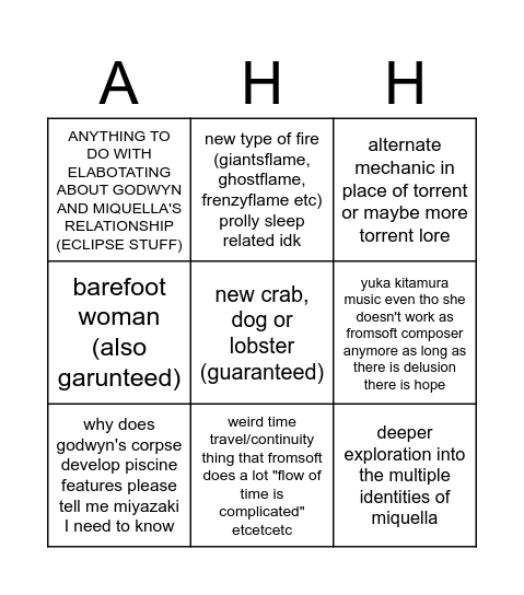 Save me Miyazaki.... Miyazaki save me Bingo Card