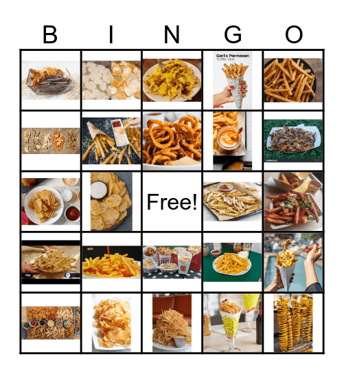 "Chips" Bingo Card