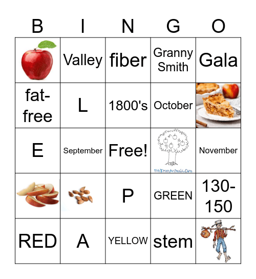 Apple BINGO Card