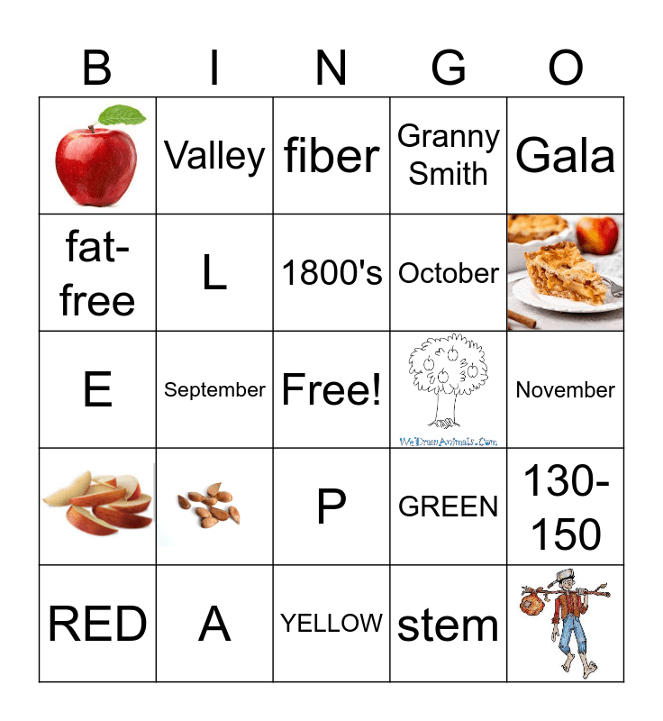 Apple BINGO Card