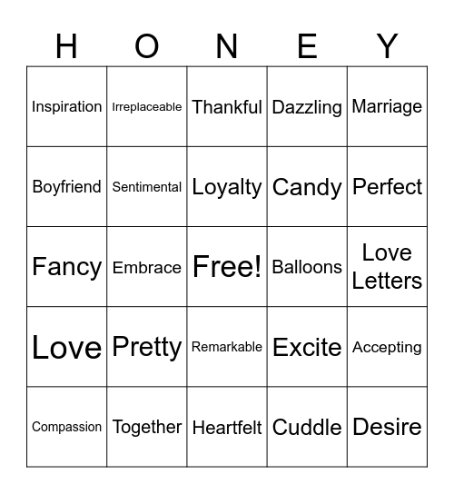 Number Bingo 1-75 Bingo Card