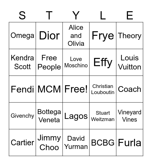 Number Bingo 1-75 Bingo Card