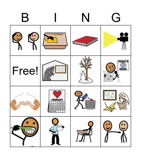 Words of The Week Bingo Card