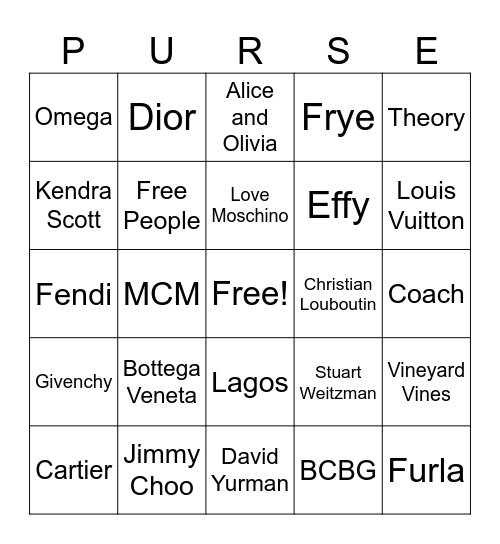 Number Bingo 1-75 Bingo Card