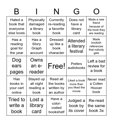 Dope Diaspora Book Club Bingo Card
