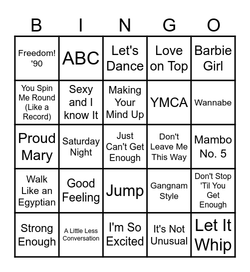 Let's Get this Party Started! Bingo Card
