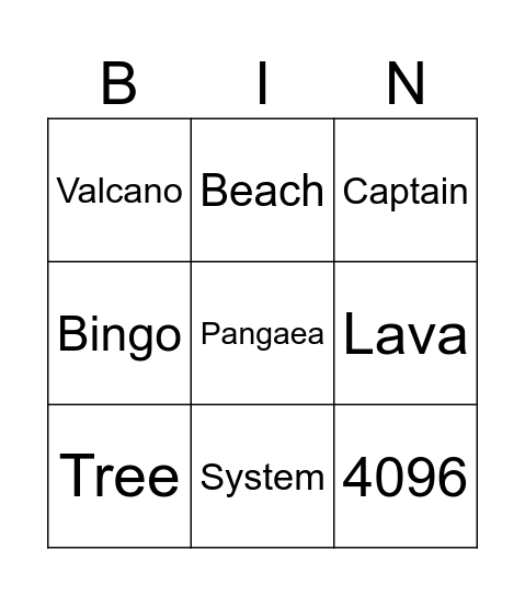 Infinite Craft Bingo Card