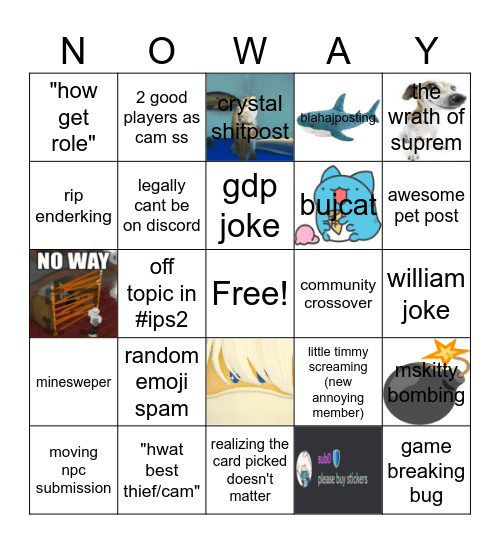 ips2 server bingo Card
