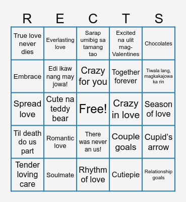 RECT FEB-IBIG BINGO Card