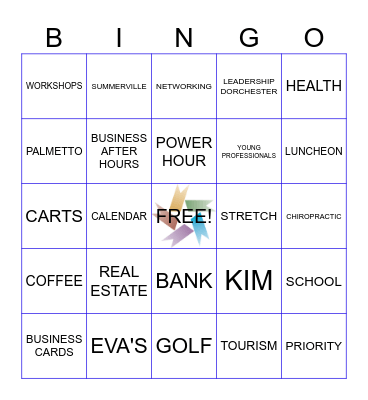 CHAMBER BINGO Card