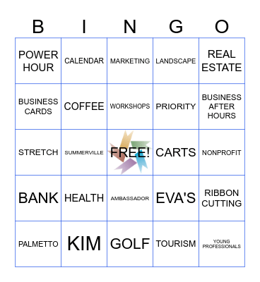 CHAMBER BINGO Card