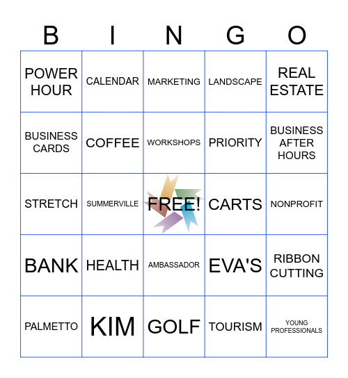 CHAMBER BINGO Card